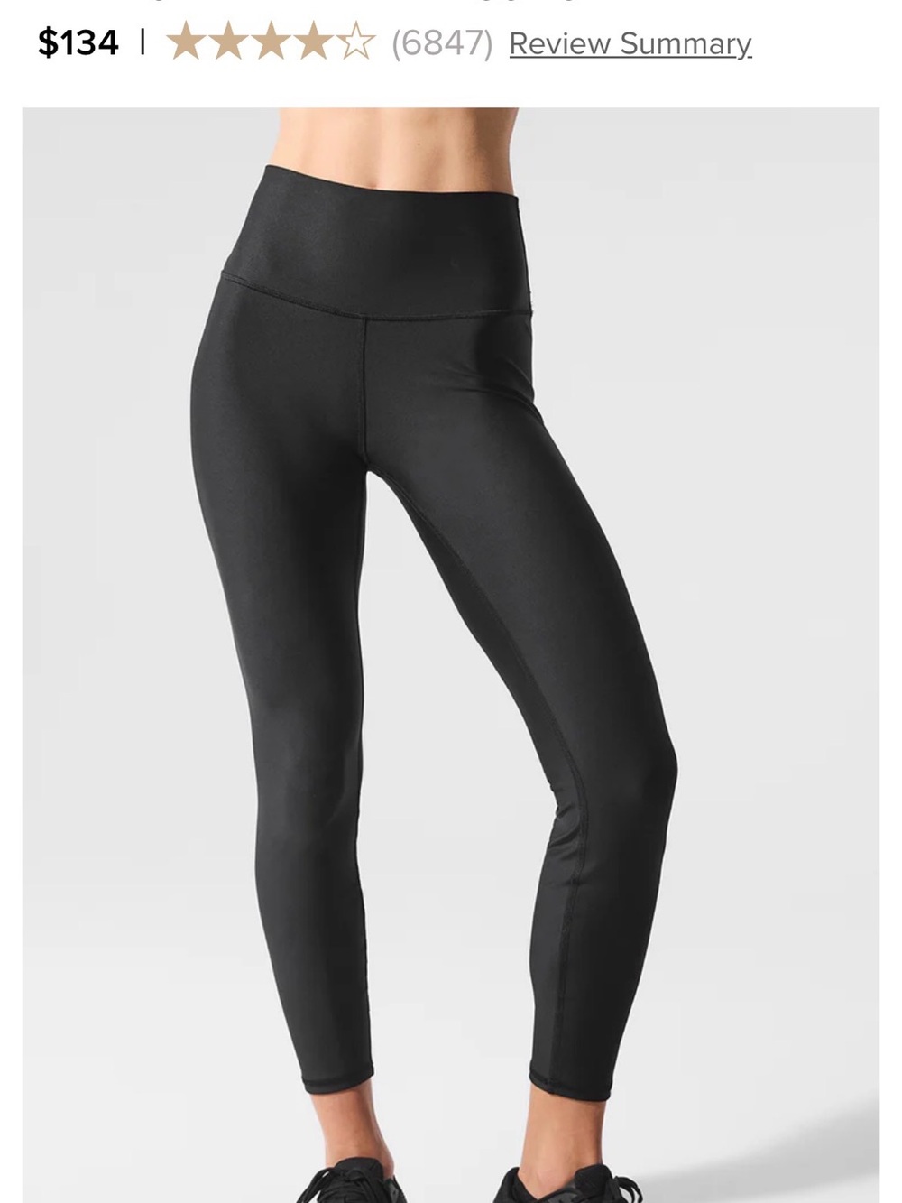 All High-Waist Black 7/8 Airlift Leggings